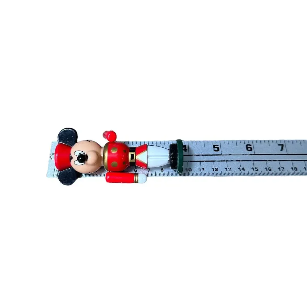 Vintage Mickey Mouse‎ Nutcracker Christmas Ornament Plastic Hanging Collectable